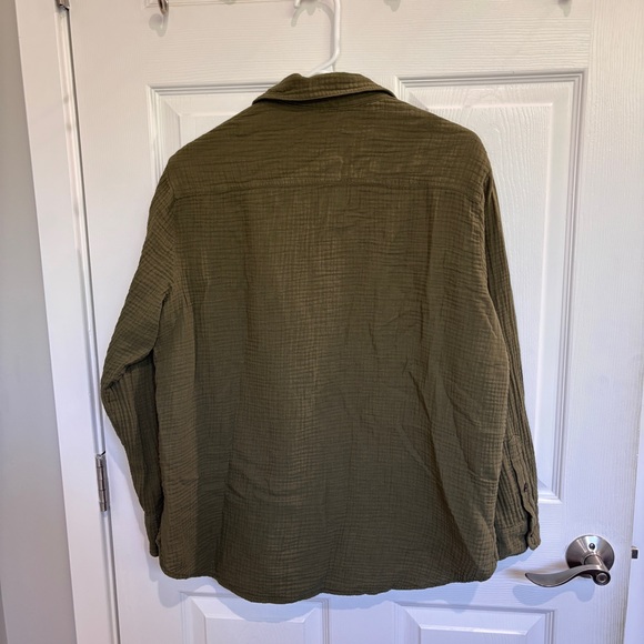 Madewell Lightspun Flap-Pocket Oversized Ex-Boyfriend Shirt - Picture 8 of 10